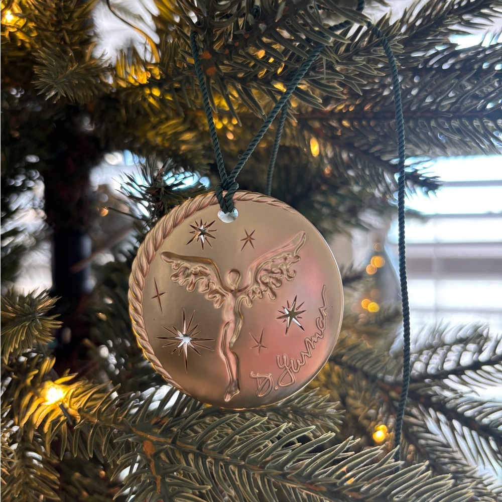 David Yurman Gold Angel Ornament